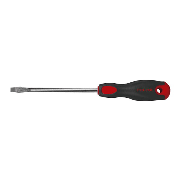 Tournevis plat 8 x 200 mm avec manche comfort