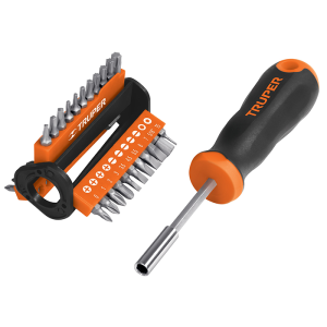 Tournevis multi-embouts avec 33 embouts