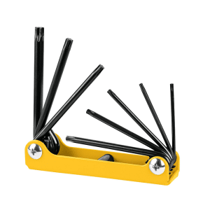 Jeu de 8 clé torx t9 à t40