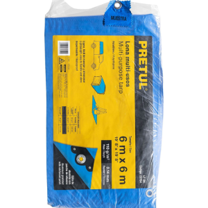 Bache 6X6M Bleu