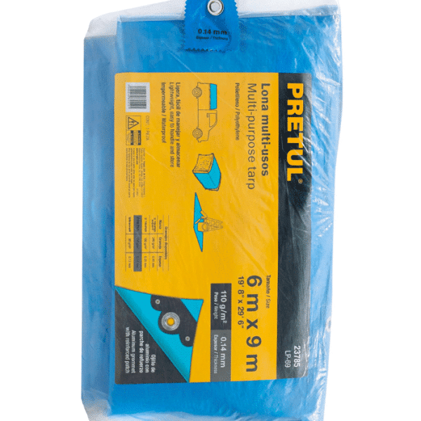 Bache 6X9M Bleu
