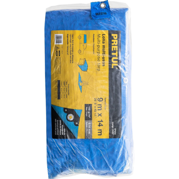 Bache 9X14M Bleu