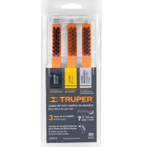 Jeu de3 mini brosse métallique