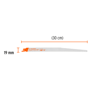 Set de 2 lames scie sabre 300 mm pour le bois