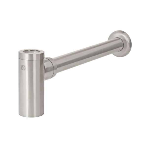 Siphon Lavabo En Laiton Avec Filtre 32 Mm Satiné