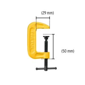 Serre-joint acier 150mm
