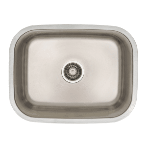 Évier en inox sous plan 1 bacs 59x45x23 cm