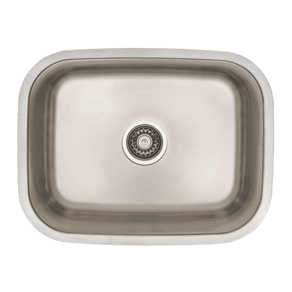 Évier en inox sous plan 1 bacs 59x45x23 cm