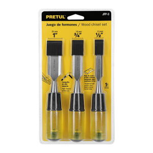Coffret de 3 ciseaux pour bois