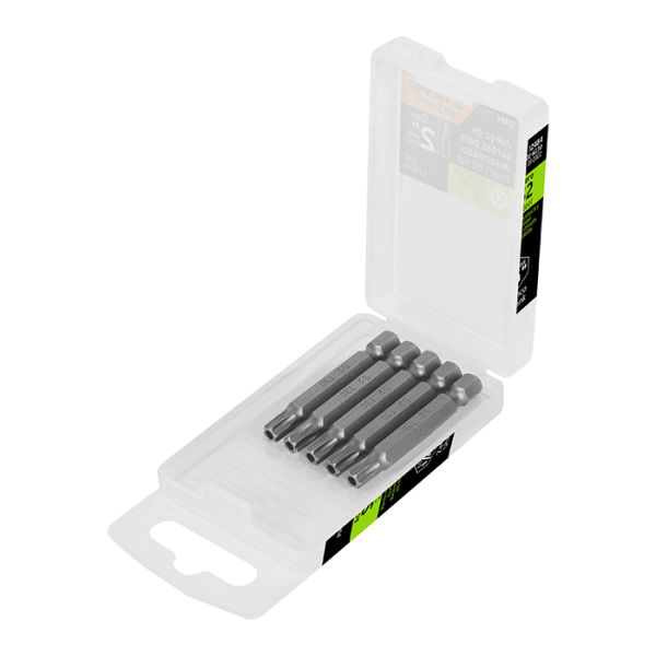Set de 5 embouts torx t30 6,5x50 mm