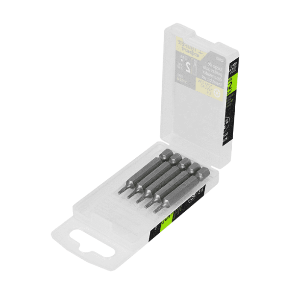 Set de 5 embouts torx T25 6,5x50 mm