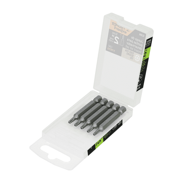 Set de 5 embouts torx T15 6,5x50 mm