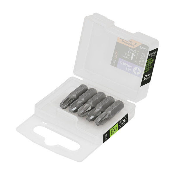 Set de 5 embouts de vissage PZ3 6,5x25 mm