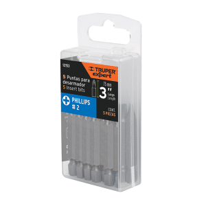 Set de 5 embouts de vissage PH2 6,5x75 mm