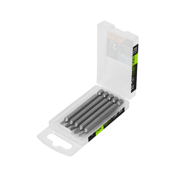Set de 5 embouts de vissage PH0 6,5x75 mm