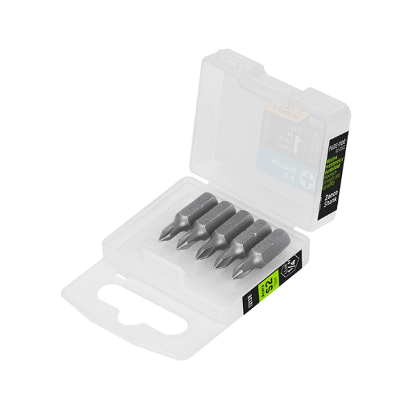 Set de 5 embouts de vissage PH0 6,5x25 mm