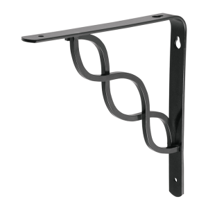 Support D'Étagère 20,3X20,3Cm Noir