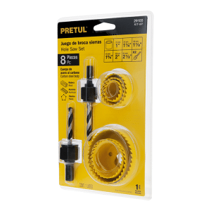 Set de 7 scies cloche et 1 mandrin