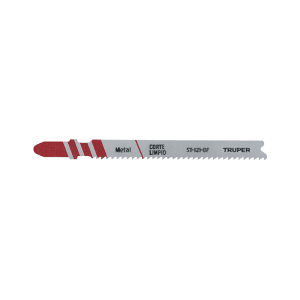 Set de 5 lames scie sauteuse 90 mm pour metal tige bim 12 DPI