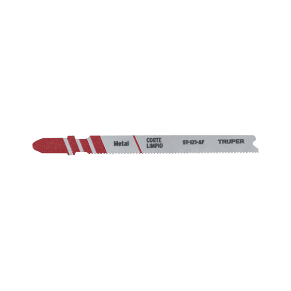 Set de 5 lames scie sauteuse 90 mm pour metal tige bim 21 DPI