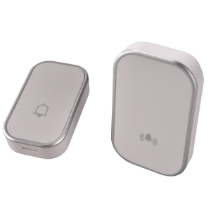 Sonnette sans fil 200M IP44 blanc