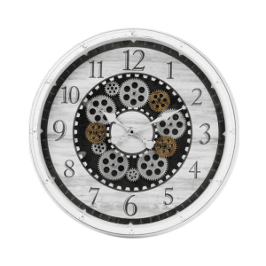Horloge murale rotative 48cm
