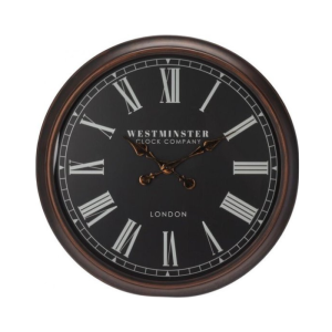 Horloge murale noir 76cm
