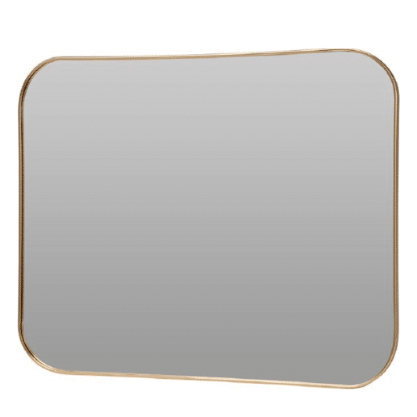 Miroir rectangle avec cadre doré 45x55 cm