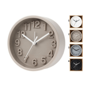 Horloge murale ronde 13x5cm