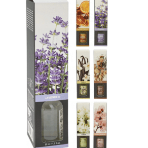 Diffusseur parfum 50ml 6 assorti