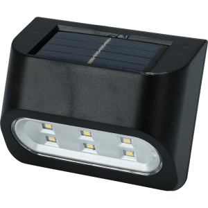 Applique murale solaire noir 19x7cm