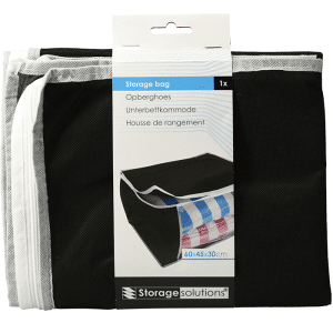 Sac De Rangement Noir 60X30X45Cm