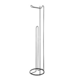 Porte-Rouleau De Papier Toilette Noir 54Cm