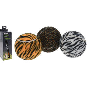 Set De 3 Balles De Tennis Pour Chien