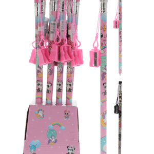 Crayon xl avec gomme et taille-crayon 39cm