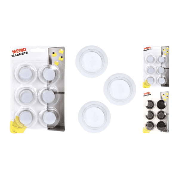 Set De Jeux D'Aimants Memo Noir/Blanc