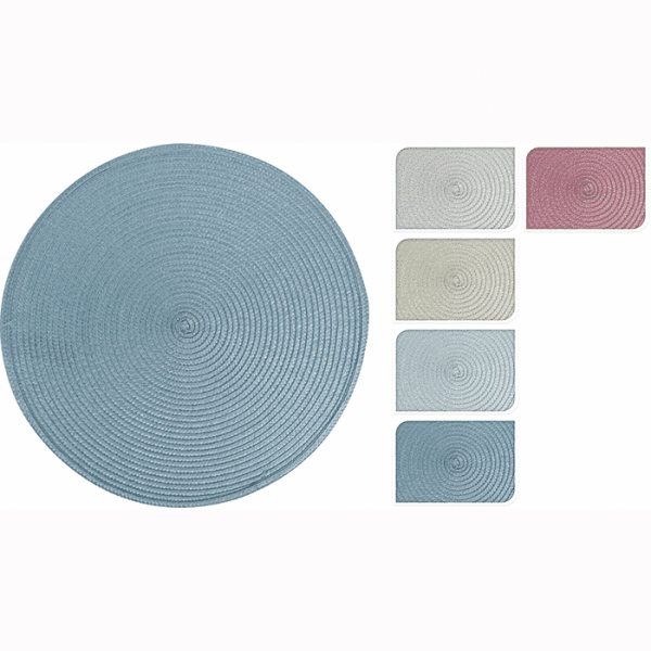 Set De Table Ronde  38 Cm