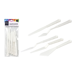 Lot De 5 Spatules En Plastique Pour Peinture
