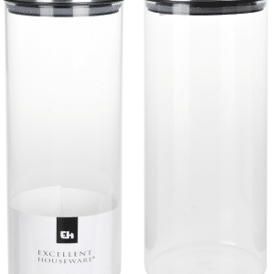 Bocal de conservation en verre avec couvercle 1800 ml