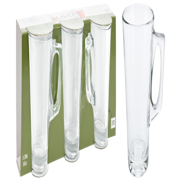 Set De 3 Verres À Thé Et Cafe 250 Ml