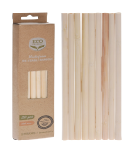 Set De 20 Pailles En Bambou