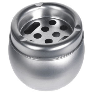 Cendrier aluminium 10x5,5 cm