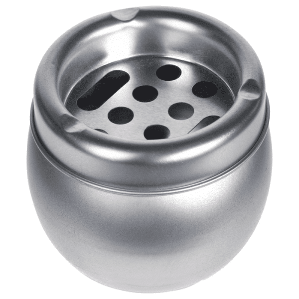 Cendrier aluminium 10x5,5 cm