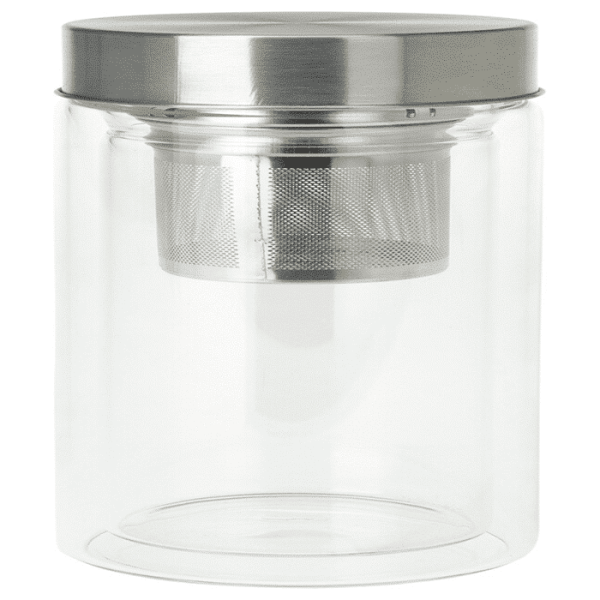 Bouteille en verre avec couvercle