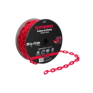 Chaîne En Plastique Rouge 5 Mm