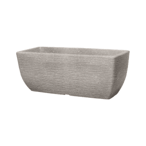 Pot Jardin 60X25X24Cm Gris Clair Calcaire