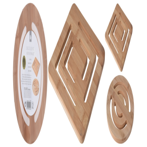 Sous-verre en bambou 2 assortis