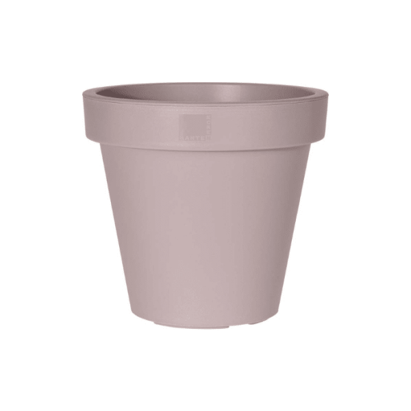 Pot De Fleurs Rond Taupe 40Cm