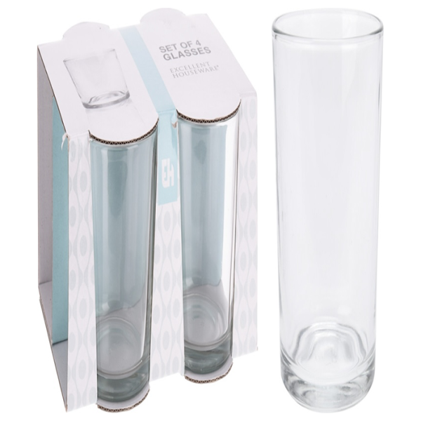 Set de 4 verres à boire 280ml