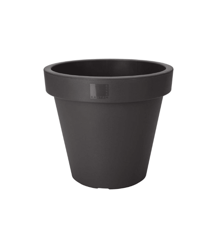 Pot De Fleurs Rond Anthracite 80Cm - Mr.Bricolage Maroc